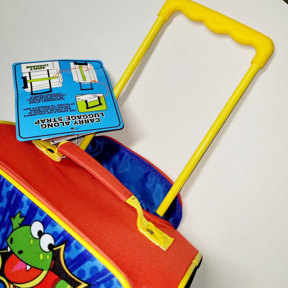 NWT Ryan's World Kids Carry-On Luggage With Wheels 20" Softside Trolley Suitcase - Picture 12 of 16